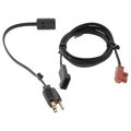 Zerostart 2 Piece Through-The-Grill Cordset For Stamped Stl Adapters, 120V, 15A Rating, 18 Awg 3600018